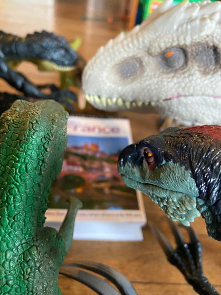 More pictures of the Indominus Rex looking mean